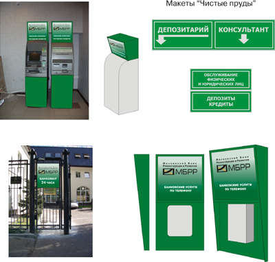 Реклама на банкомате, оформление и брендирование