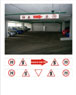 Информационные и навигационные указатели в паркинге. Оформление парковки.