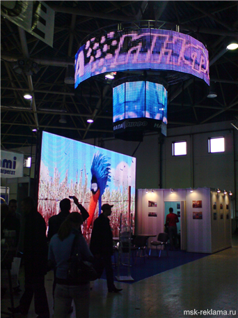 Картинка. Международная выставочная деятельность. Примеры оформления стендов на выставке РЕКЛАМА-2007.