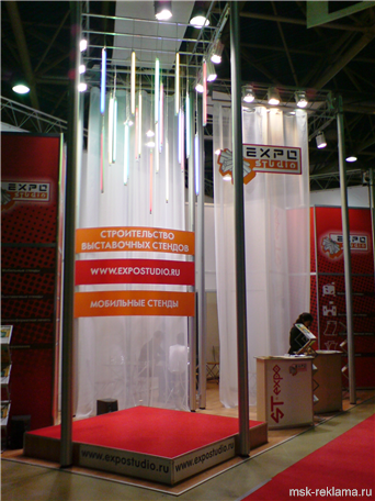 Картинка. Экспо центр выставка реклама 2007. Примеры оформления стендов на выставке РЕКЛАМА-2007.