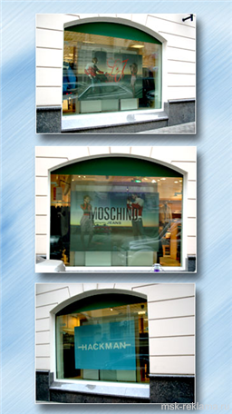 Picture. Idea of window design. Windows and advertising. Examples of work.