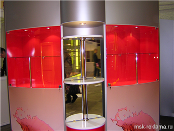 Picture. Exhibition stand contractor. Examples of work. Exhibition design.