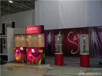 Picture. Moscow Agency Exhibition companies. Examples of work. Exhibition design.