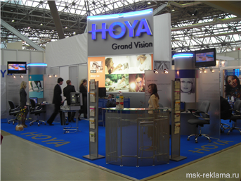 Picture. Exhibition stand builders. Examples of work. Exhibition design.