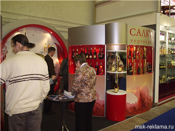 Picture. Exhibition company  Moscow. Examples of work. Exhibition design.