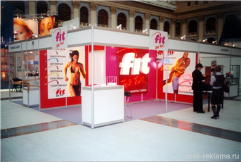 Picture. Advertising Agency Exhibition designer. Examples of work. Exhibition design.