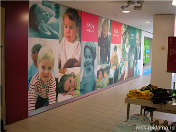 Picture. Developing of POS materials. Examples of our work.  Advertising interior decoration.