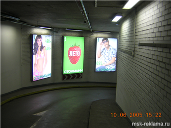 Picture. Shopping mall layout. Examples of our work.  Advertising interior decoration.