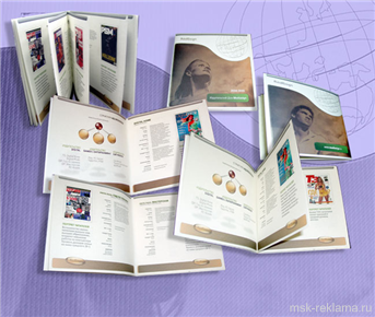 Picture. Brochures. Graphic art (polygraphy). Examples of our work. Offset and digital printing.